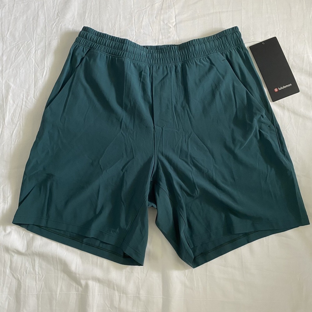 Lululemon Pace Breaker Short 5" *LL Linerless LM7AUQS GRNJ Teal Men's Size XXL